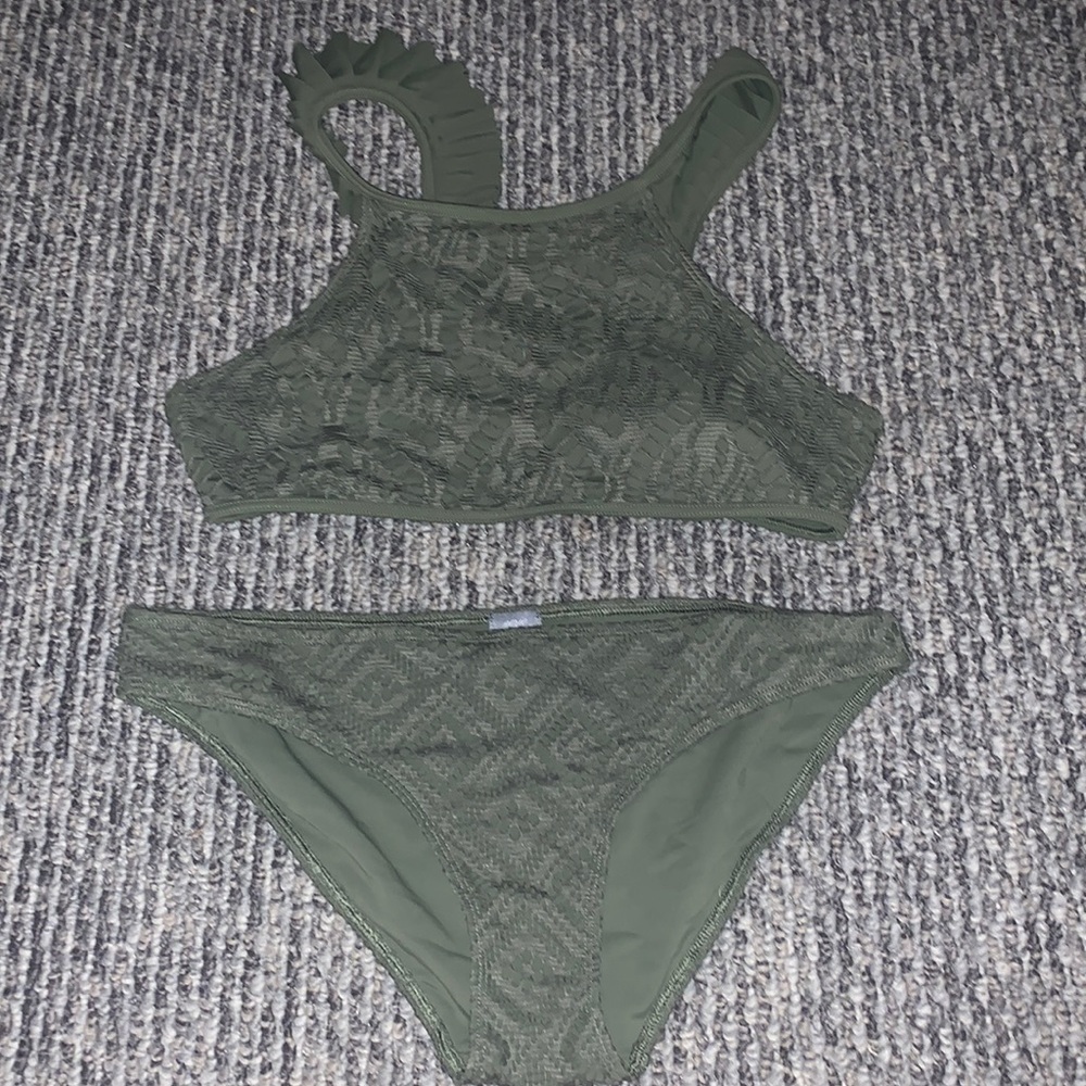 Aerie olive green Bikini